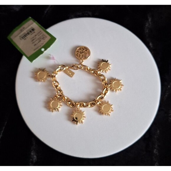 NEW Lilly Pulitzer Gold-tone Sunshine Charm Bracele - Picture 8 of 8